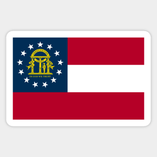 Flag of Georgia Sticker